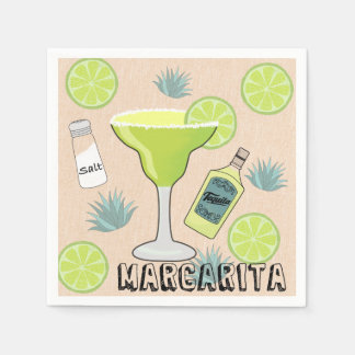 Serviette En Papier Cocktail Margarita