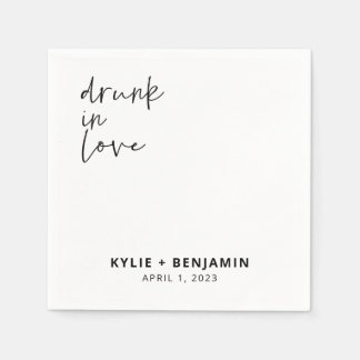 Serviette En Papier Cocktail mariage Napkin