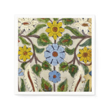 Cocktail marocain en mosaïque serviettes