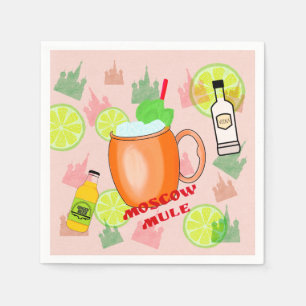 Serviette En Papier Cocktail moscovite Mule