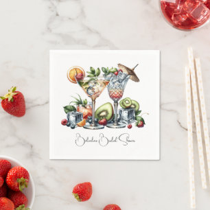 Serviette En Papier Cocktail Party Personnalisé