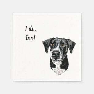 Serviette En Papier Cocktail personnalisé chien Napkin
