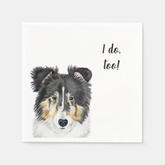 Serviette En Papier Cocktail personnalisé chien Napkin