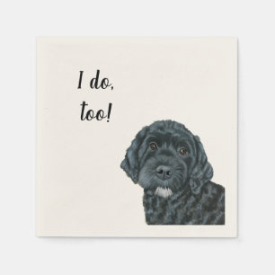 Serviette En Papier Cocktail personnalisé chien Napkin