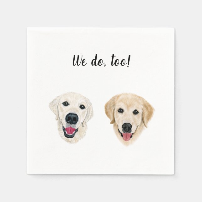 Serviette En Papier Cocktail personnalisé du Laboratoire Jaune Napkin (Devant)