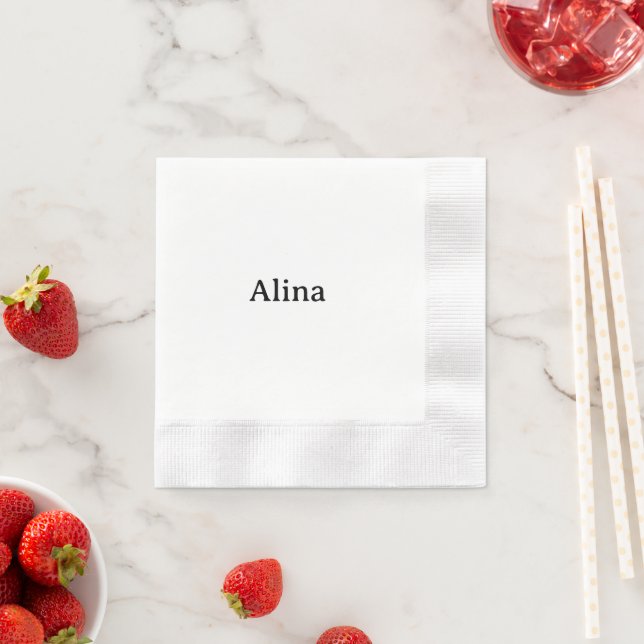 Serviette En Papier Cocktail personnalisé pour la promotion de la marq (En situation)