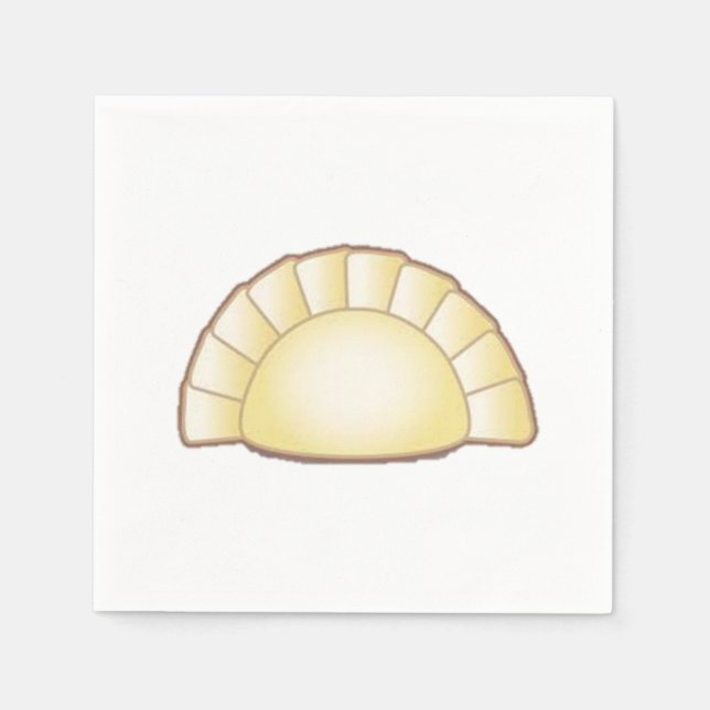 Serviette En Papier Cocktail Pierogi Napkin (Devant)