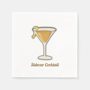Serviette En Papier Cocktail Sidecar