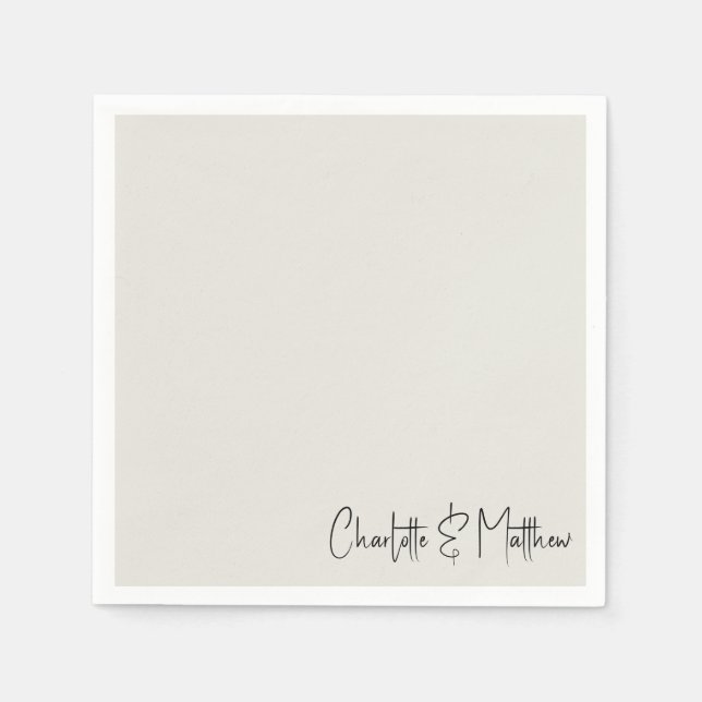 Serviette En Papier Cocktail sur mesure pour toute la crème fidèle (Devant)