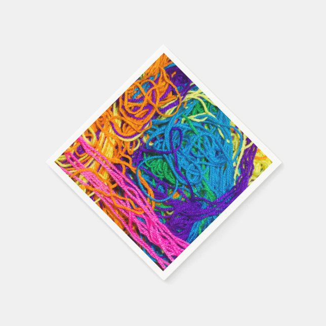 Serviette En Papier Cocktail Tangles de fil (Coin)