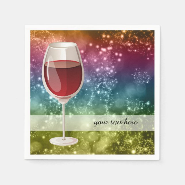 Serviette En Papier Cocktails (Devant)