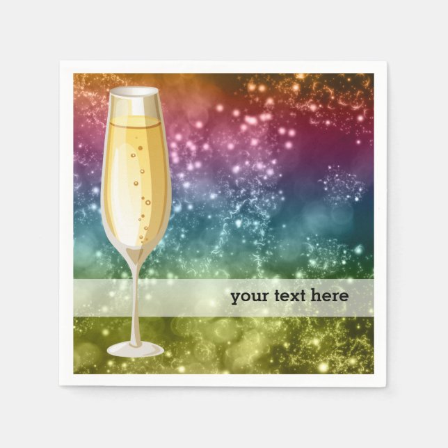 Serviette En Papier Cocktails (Devant)