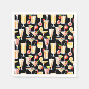 Serviette En Papier Cocktails favoris