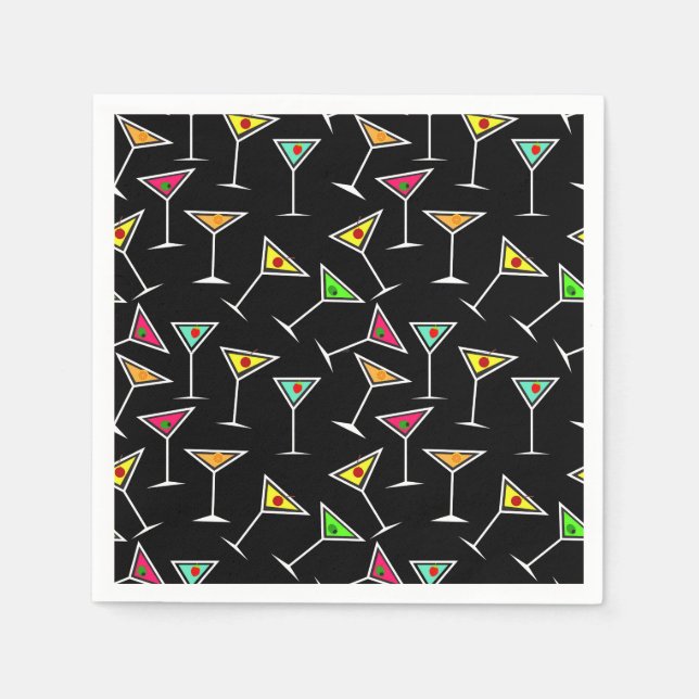 Serviette En Papier Cocktails N'Importe Qui ? (Devant)