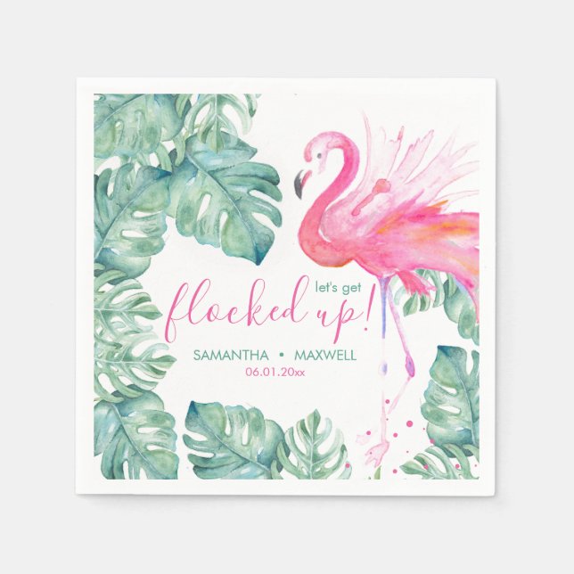 Serviette En Papier Cococktail Faisons Nous Envahir (Devant)