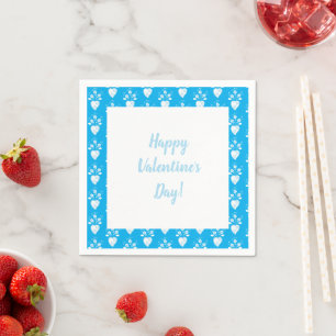 Serviette En Papier Coeur populaire portugais en motif fleuri