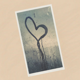 Serviette En Papier Coeur tiré à vapeur