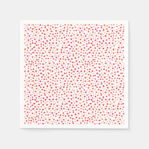 Serviette En Papier Coeurs motifs Saint Valentin