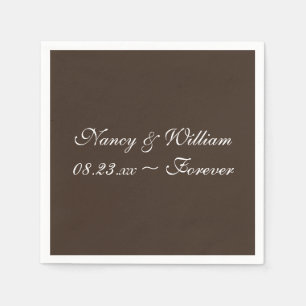 Serviette En Papier Coffee Bean Meilleure Conception de couleur servie