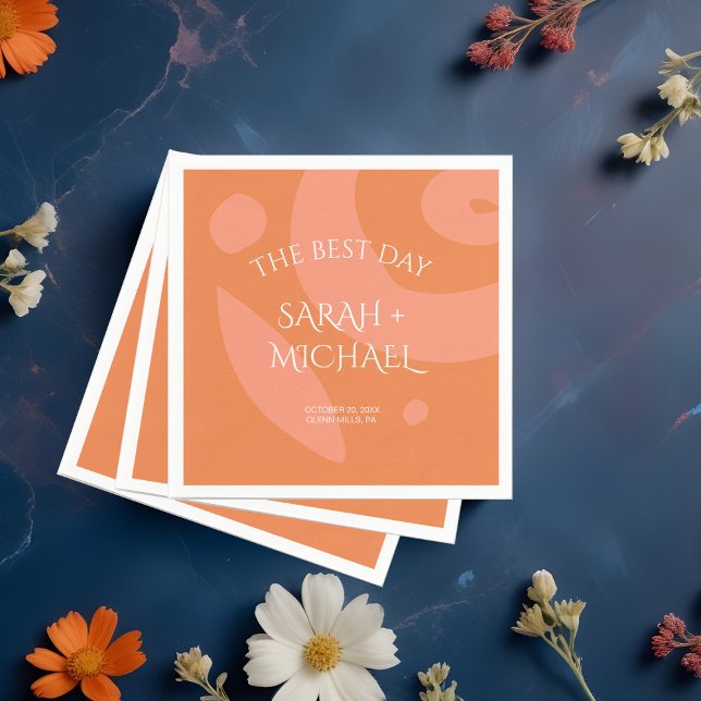 Serviette En Papier Collage de couleurs modernes (Créateur téléchargé)