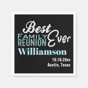 Serviette En Papier Collecte de la fête de pique-nique de la Réunion f