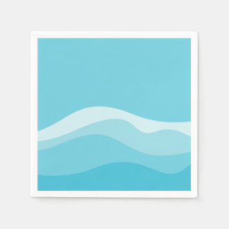 Serviette En Papier Collection de Mariages Ocean Wave