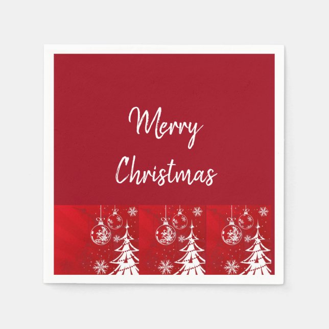 Serviette En Papier Collection de Noël Suzanne Elizabeth - (Devant)