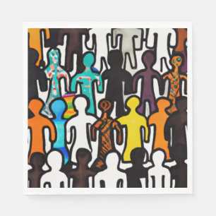Serviette En Papier Collection sur l'égalité raciale