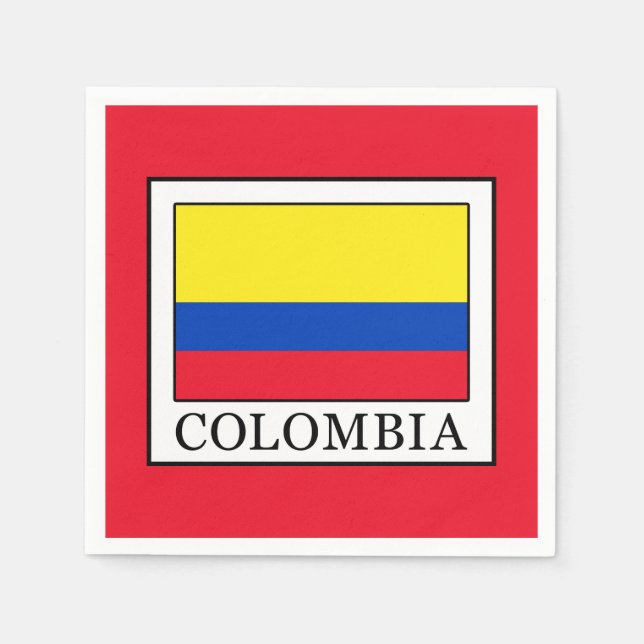 Serviette En Papier Colombie (Devant)