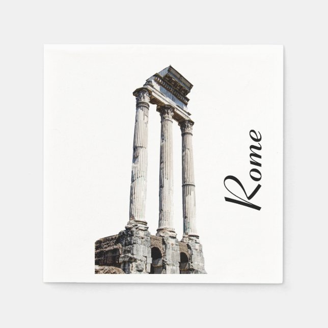 Serviette En Papier Colonnes de pierre anciennes (Devant)