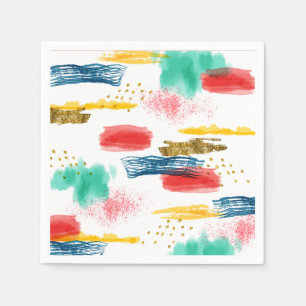 Serviette En Papier Coloré