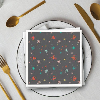 Serviette En Papier Coloré Starburst Fun Fun Nouvel An Soir Fête