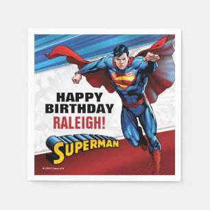 Serviette En Papier Comics DC   Superman - Anniversaire