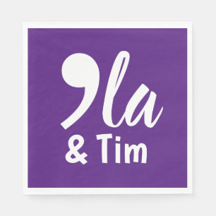 Serviette En Papier Comma Kamala et Tim 2024