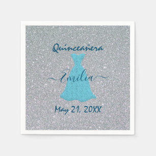 Serviette En Papier Commémoration de Quinceanera