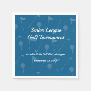 Serviette En Papier Commencez avec Style - Vaisselle de Fête de Golf