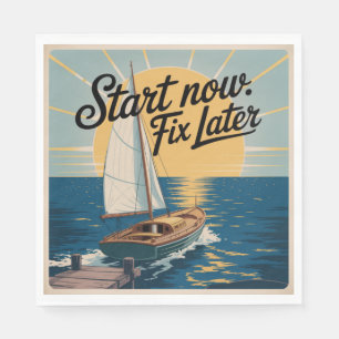 Serviette En Papier Commencez maintenant. Corrigez plus tard