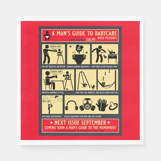 Serviette En Papier Comment Être Un Père Guide (Devant)