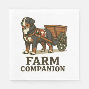 Serviette En Papier Compagnie de la ferme de travail bernoise Mountain