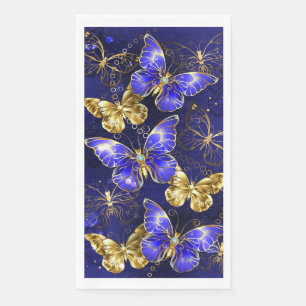 Serviette En Papier Composition avec papillons Sapphire