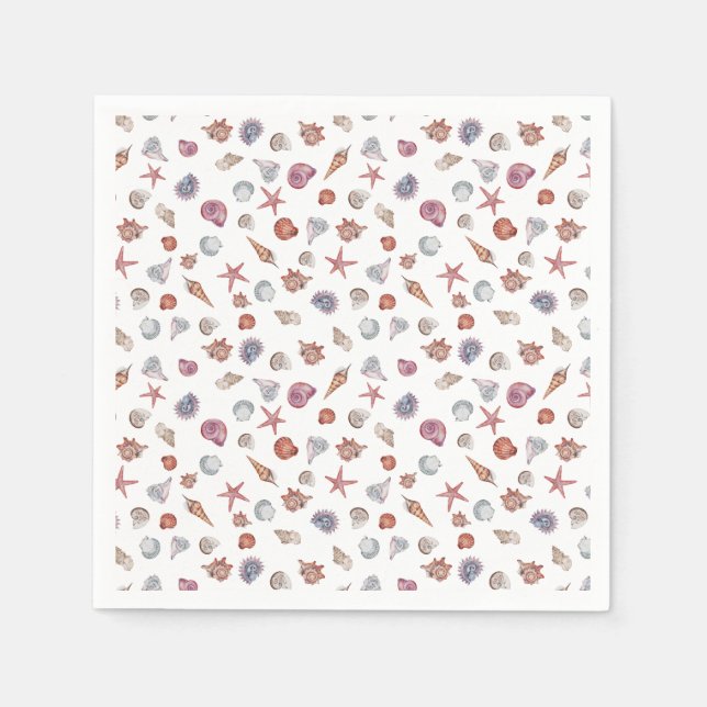 Serviette En Papier Composition de série de peinture à l'aquarelle sou (Devant)