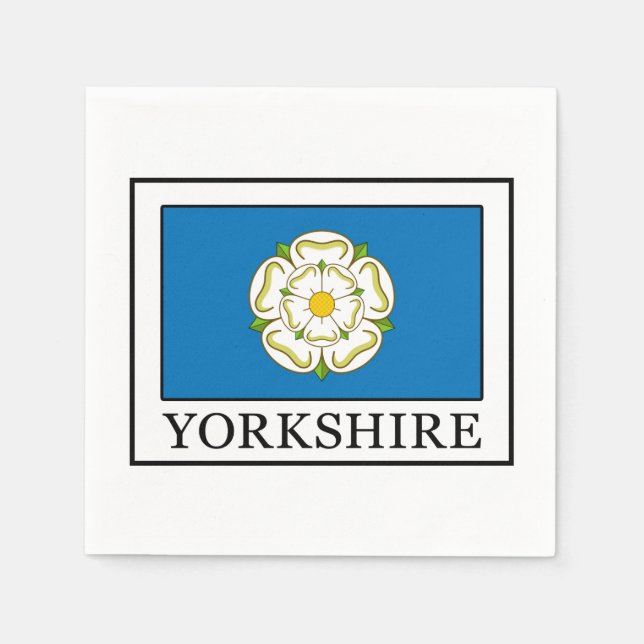 Serviette En Papier Comté de Yorkshire (Devant)