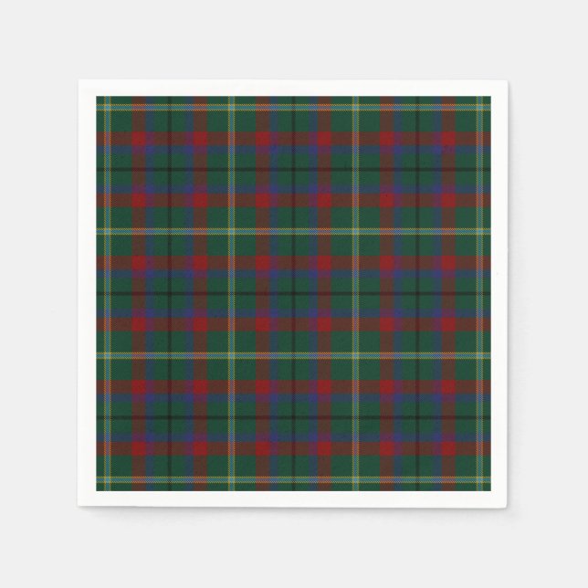 Serviette En Papier Comté Mayo Tartan irlandais (Devant)