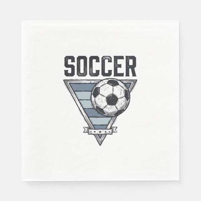 Serviette En Papier Conception de chemise de badge de triangle de ball (Devant)