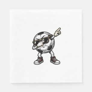 Serviette En Papier Conception de chemise de balle de football Dabbing