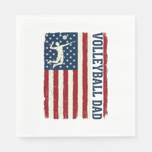 Serviette En Papier Conception de chemise de drapeau patriotique de pa