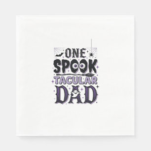 Serviette En Papier Conception de chemise Halloween pour papa Spooktac