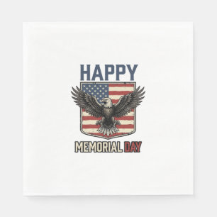 Serviette En Papier Conception de chemise patriotique de la fête des a