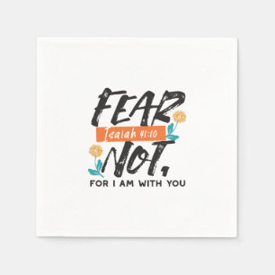 Serviette En Papier Conception de design inspirant du verset biblique