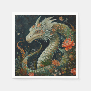 Serviette En Papier Conception de dragon